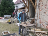 Holz sägen